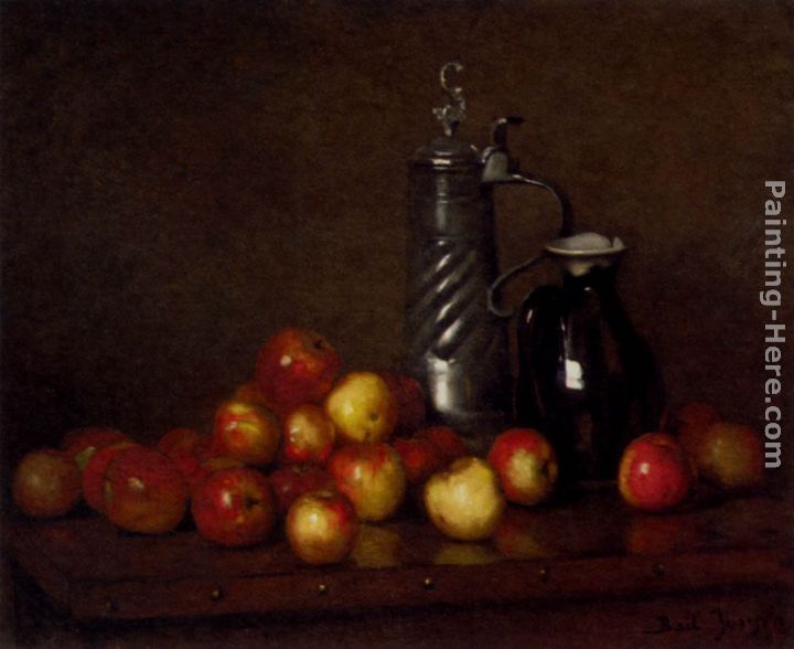 Apples with a Tankard and Jug painting - Claude Joseph Bail Apples with a Tankard and Jug art painting